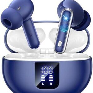 Bluetooth 5.4 Earphones in Ear with Dual Noise Cancelling Mic, Transparency Mode